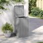 Preview: Outdoor-Mülltonne Grau 38x38x65 cm PP