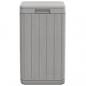 Preview: Outdoor-Mülltonne Grau 38x38x65 cm PP