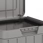 Preview: Outdoor-Mülltonne Grau 38x38x65 cm PP