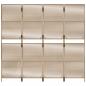 Preview: Paravent 4-tlg. Beige Poly Rattan