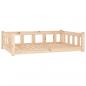 Preview: Hundebett 105,5x75,5x28 cm Massivholz Kiefer