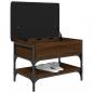Preview: Schuhbank Braun Eichen-Optik 62x42x45 cm Holzwerkstoff