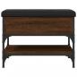 Preview: Schuhbank Braun Eichen-Optik 62x42x45 cm Holzwerkstoff