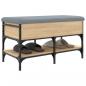 Preview: Schuhbank Sonoma-Eiche 82x42x45 cm Holzwerkstoff