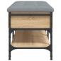Preview: Schuhbank Sonoma-Eiche 82x42x45 cm Holzwerkstoff
