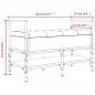 Preview: Schuhbank Schwarz 85,5x42x57,5 cm Holzwerkstoff