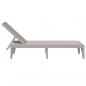 Preview: Sonnenliege Cappuccino-Braun 186x60x29 cm PP