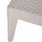 Preview: Sonnenliege Cappuccino-Braun 186x60x29 cm PP