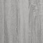 Preview: Sitzbank mit Stauraum Grau Sonoma 82x42x46 cm Holzwerkstoff