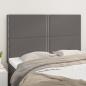 Preview: ARDEBO.de - Kopfteile 4 Stk. Grau 72x5x78/88 cm Kunstleder