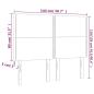 Preview: Kopfteile 4 Stk. Grau 72x5x78/88 cm Kunstleder