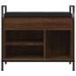Preview: Schuhbank Braun Eichen-Optik 65,5x32x57,5 cm Holzwerkstoff