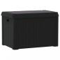 Preview: Gartentruhe mit Sitzkissen Anthrazit 125 L PP