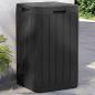 Preview: ARDEBO.de - Outdoor-Mülltonne Anthrazit 38x38x65 cm PP