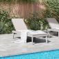 Preview: Sonnenliege Grau 186x60x29 cm PP