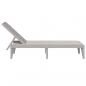 Preview: Sonnenliege Grau 186x60x29 cm PP