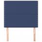 Preview: Kopfteile 2 Stk. Blau 80x5x78/88 cm Stoff