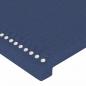 Preview: LED Kopfteil Blau 80x5x118/128 cm Stoff