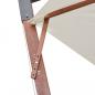 Preview: Ampelschirm 350 cm Holzmast Weiß