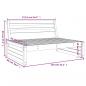 Preview: Garten-Mittelsofa 120x80 cm Massivholz Douglasie