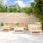 Preview: ARDEBO.de - 7-tlg. Garten-Lounge-Set Massivholz Kiefer