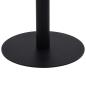 Preview: Bistrotisch Dunkelbraun 80 cm MDF