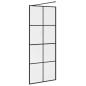 Preview: Duschwand für Begehbare Dusche mit Klarem ESG Glas 80x195 cm