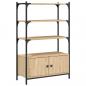 Preview: Bücherregal 3 Böden Sonoma-Eiche 70x30x109,5 cm Holzwerkstoff