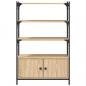 Preview: Bücherregal 3 Böden Sonoma-Eiche 70x30x109,5 cm Holzwerkstoff