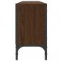 Preview: TV-Schrank mit Schublade Braun Eiche 200x25x44 cm Holzwerkstoff