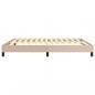 Preview: Bettgestell Cappuccino-Braun 160x200 cm Kunstleder