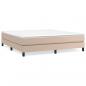 Preview: Bettgestell Cappuccino-Braun 180x200 cm Kunstleder