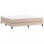 Preview: Bettgestell Cappuccino-Braun 180x200 cm Kunstleder