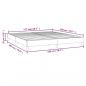 Preview: Bettgestell Cappuccino-Braun 180x200 cm Kunstleder