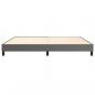 Preview: Bettgestell Grau 200x200 cm Kunstleder
