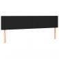 Preview: Boxspringbett mit Matratze Schwarz 200x200 cm Kunstleder