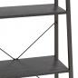 Preview: Standregal mit 3 Böden Schwarz 56x35x108 cm