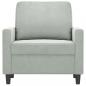 Preview: Sessel Hellgrau 60 cm Samt 