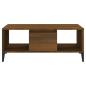 Preview: Couchtisch Braun Eichen-Optik 90x50x36,5 cm Holzwerkstoff