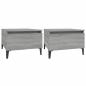 Preview: Beistelltische 2 Stk. Grau Sonoma 50x46x35 cm Holzwerkstoff