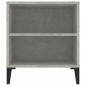 Preview: TV-Schrank Betongrau 102x44,5x50 cm Holzwerkstoff