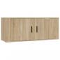 Preview: TV-Wandschrank Sonoma-Eiche 100x34,5x40 cm