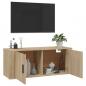 Preview: TV-Wandschrank Sonoma-Eiche 100x34,5x40 cm