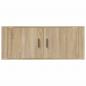 Preview: TV-Wandschrank Sonoma-Eiche 100x34,5x40 cm