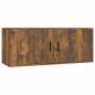 Preview: TV-Wandschrank Räuchereiche 100x34,5x40 cm