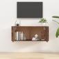 Preview: TV-Wandschrank Räuchereiche 100x34,5x40 cm