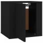 Preview: TV-Wandschrank Schwarz 40x34,5x40 cm