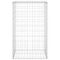 Preview: Gabionenwand mit Abdeckung Verzinkter Stahl 60x50x100 cm