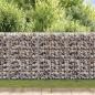 Preview: Gabionenwand mit Abdeckung Verzinkter Stahl 60x50x100 cm