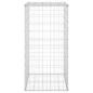 Preview: Gabionenwand mit Abdeckung Verzinkter Stahl 60x50x100 cm